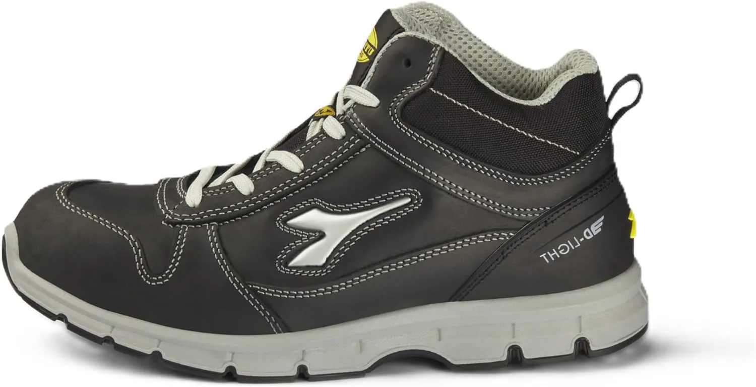 Кроссовки Diadora Run MID S3 SRC ESD Low для мужчин и женщин Utility Diadora, черный