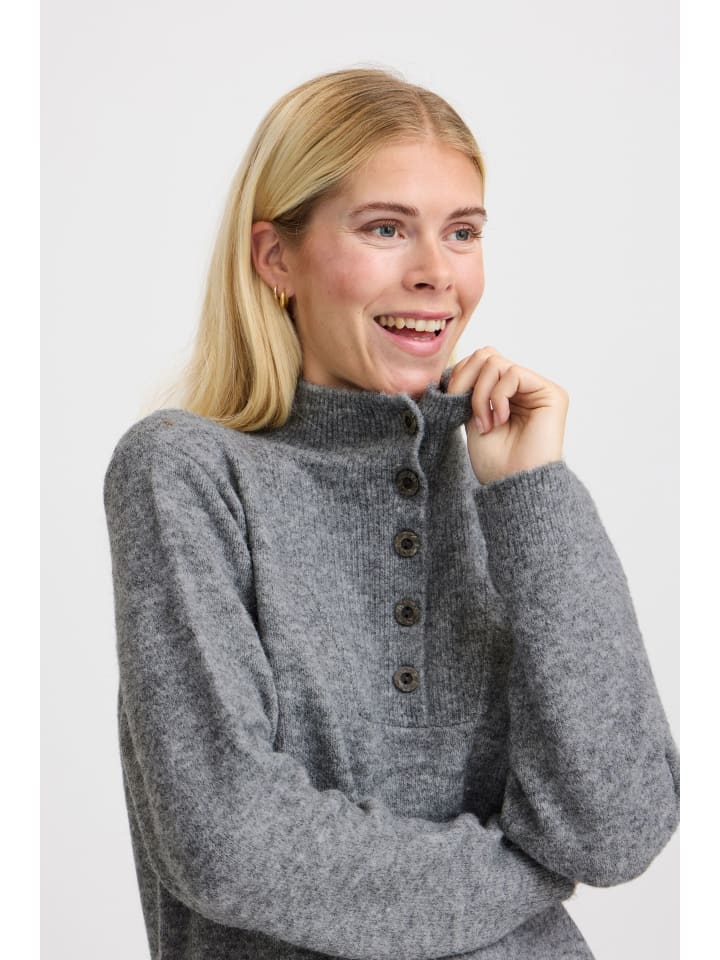 

Платье BYOMEA, стандартного кроя, серо-меланжевого цвета b. young