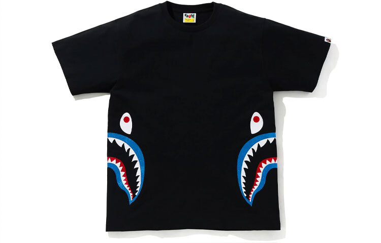 

Футболка Shark Series для мужчин A Bathing Ape, фиолетовый