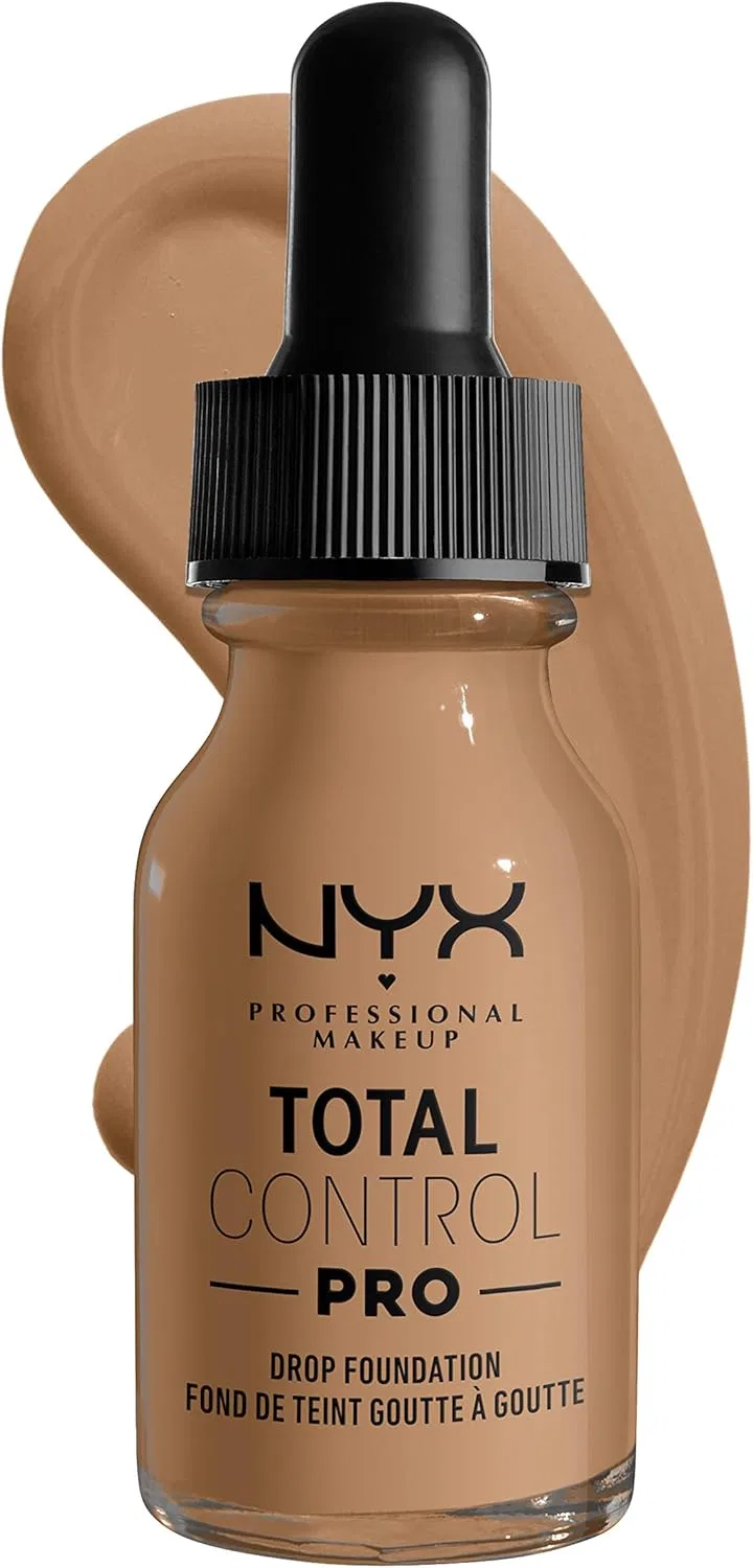 Тональное средство Total Control Pro Drop Foundation, Nyx Professional Makeup, карамель