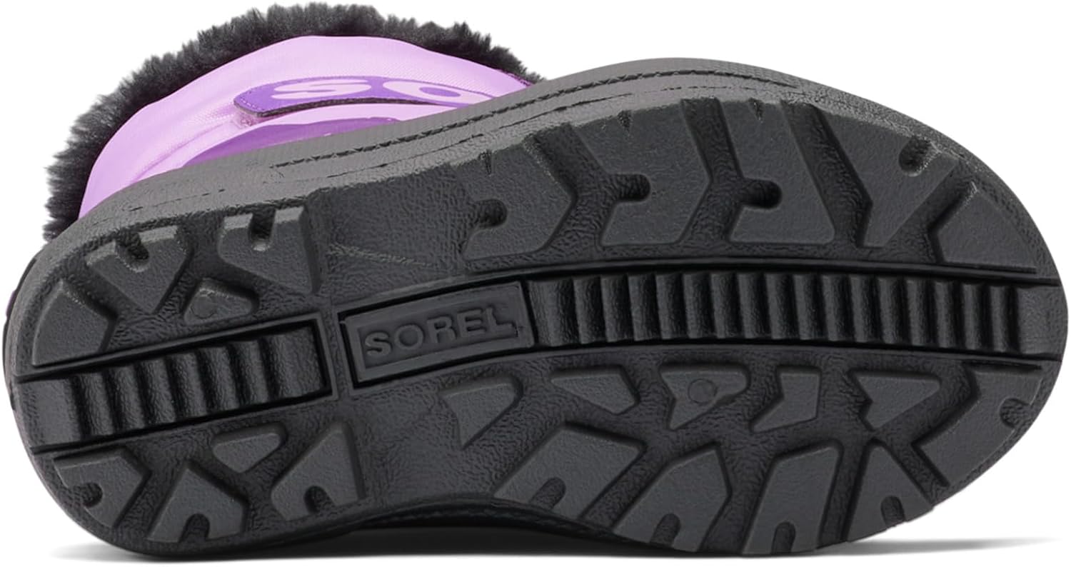SOREL - Детские зимние ботинки Snow Commander для детей, Little Kid (4-8 Years) Gumdrop/Purple Violet — фото 4
