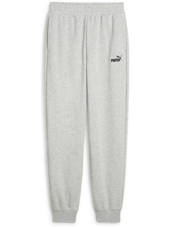 

Спортивные брюки "ESS Small No.1 Logo Comfort High-Waist Sweatpants TR cl" серого цвета Puma