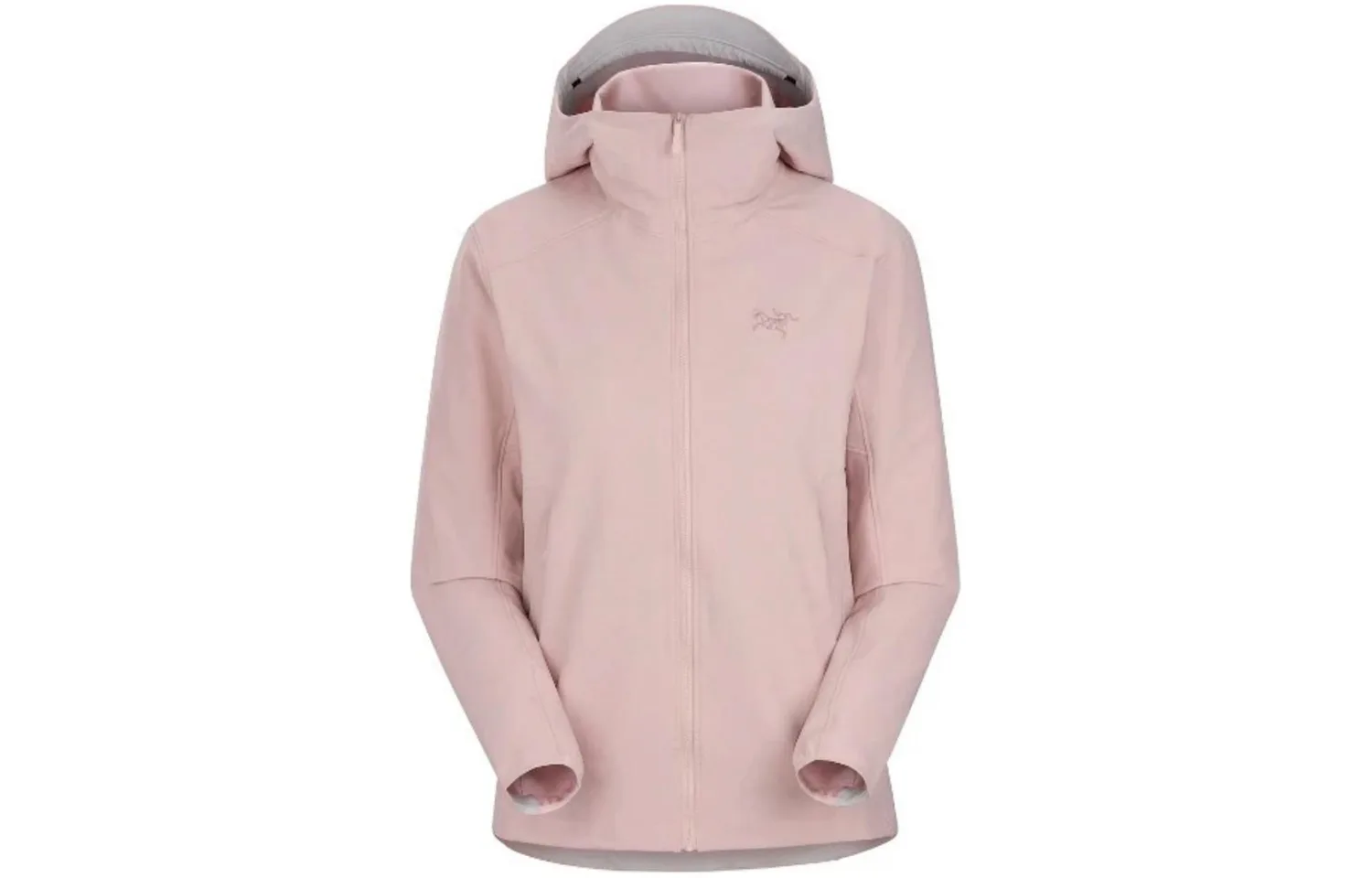 Женская легкая куртка Soft Shell GAMMA Arcteryx, Evening Mist Pink/ALPINE ROSE