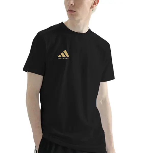 Футболка спортивная футболка Adidas, черный — фото 2