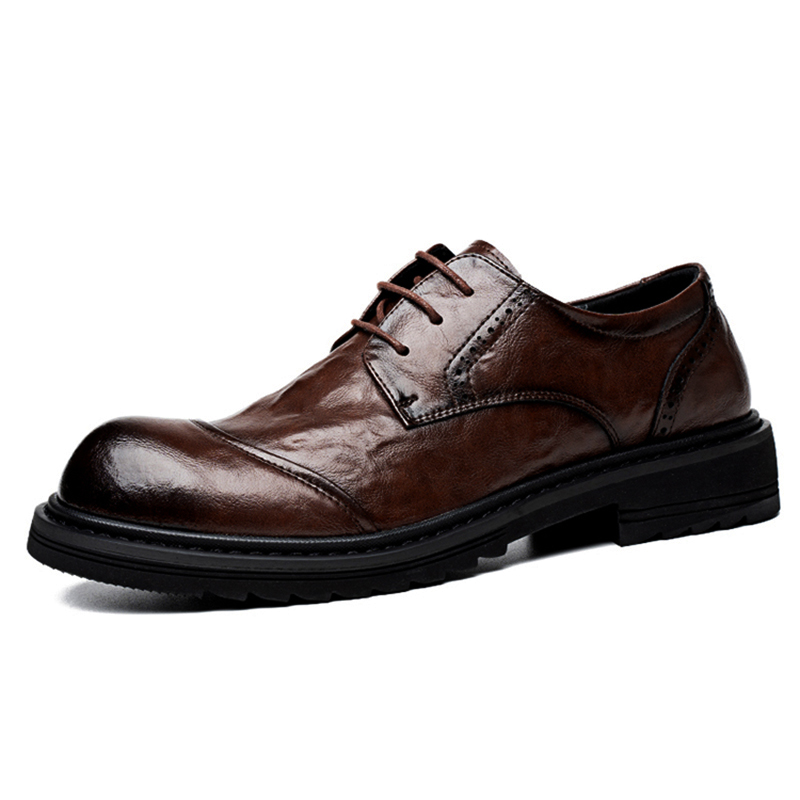 

A fairy tale of a pair of shoes Коричневые мужские повседневные туфли, цвет Brown
