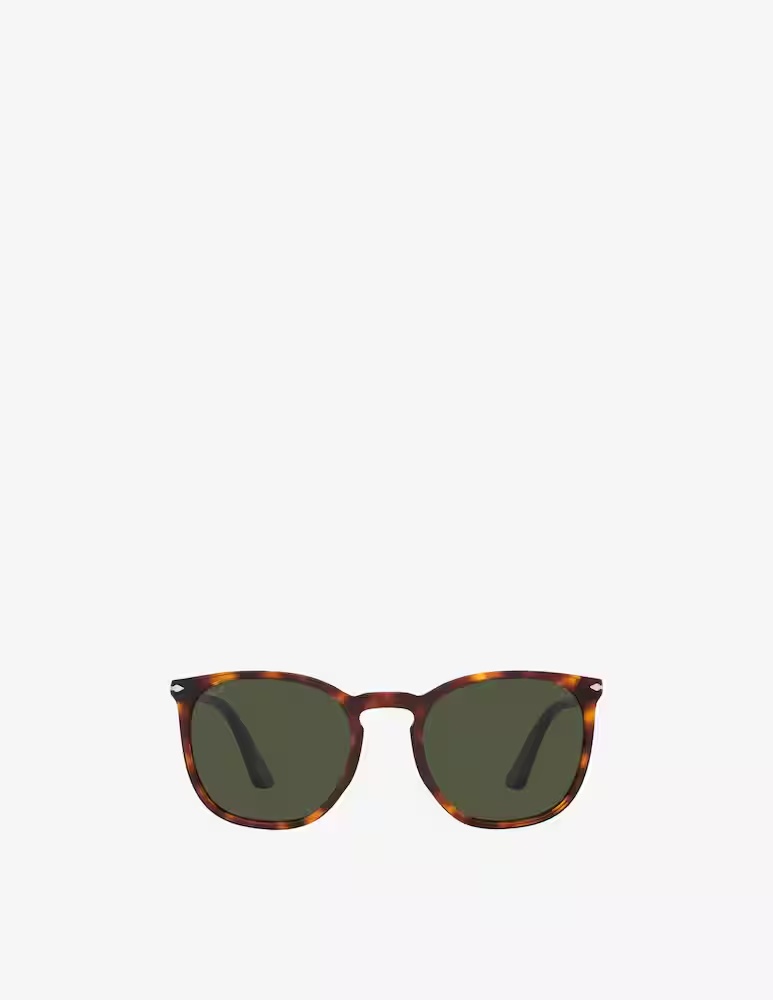 

Солнцезащитные очки PO3316 в квадратной оправе Persol, цвет 52 Hvn/Grn