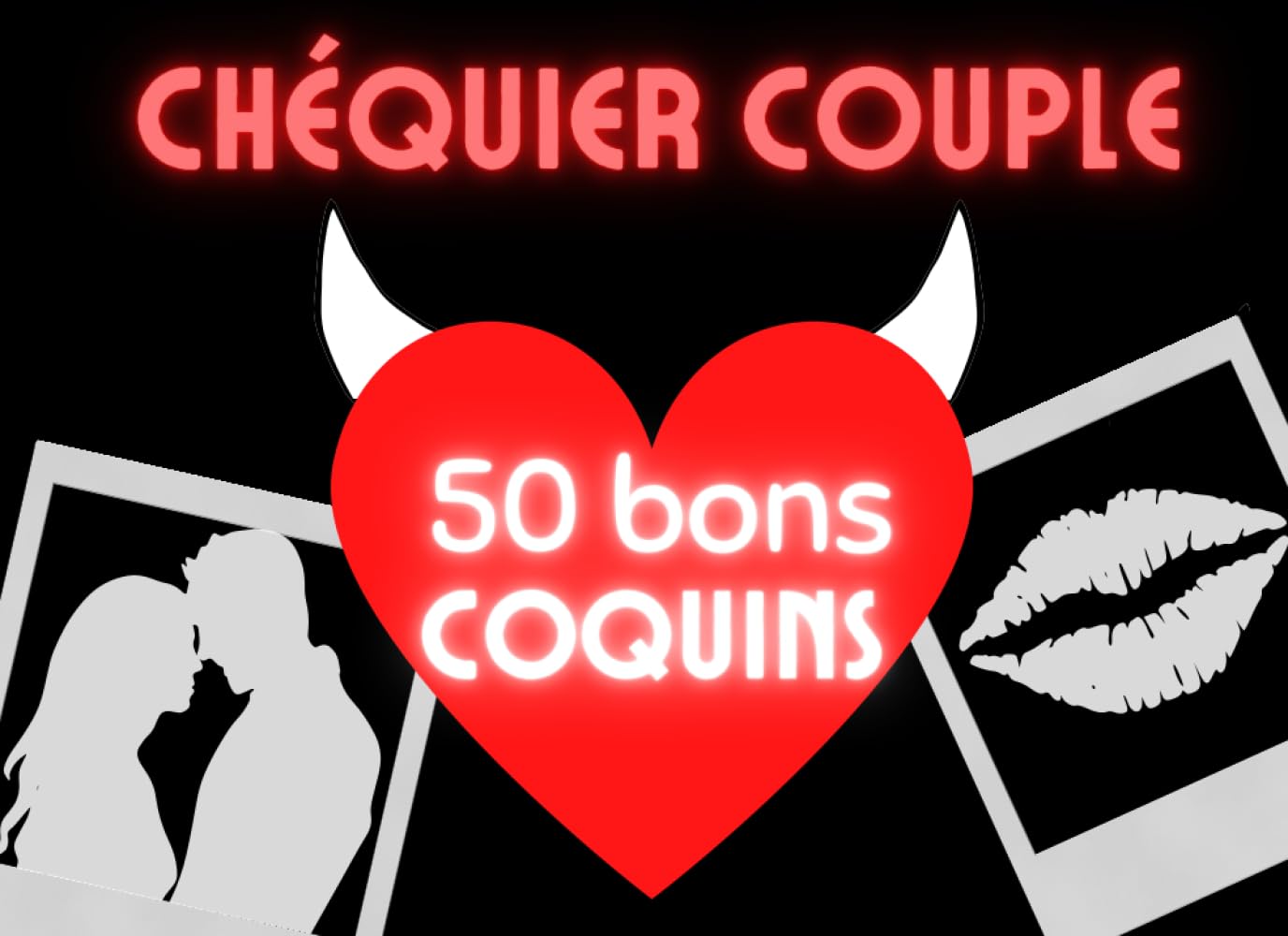 

Chéquier coquin pour couple : 50 bons romantiques à offrir à votre chéri : Le chéquier pour les couples | 30 chèques coquins et romantiqies préremplis ... Noël Saint-Valentin (French Edition) (Independently published)