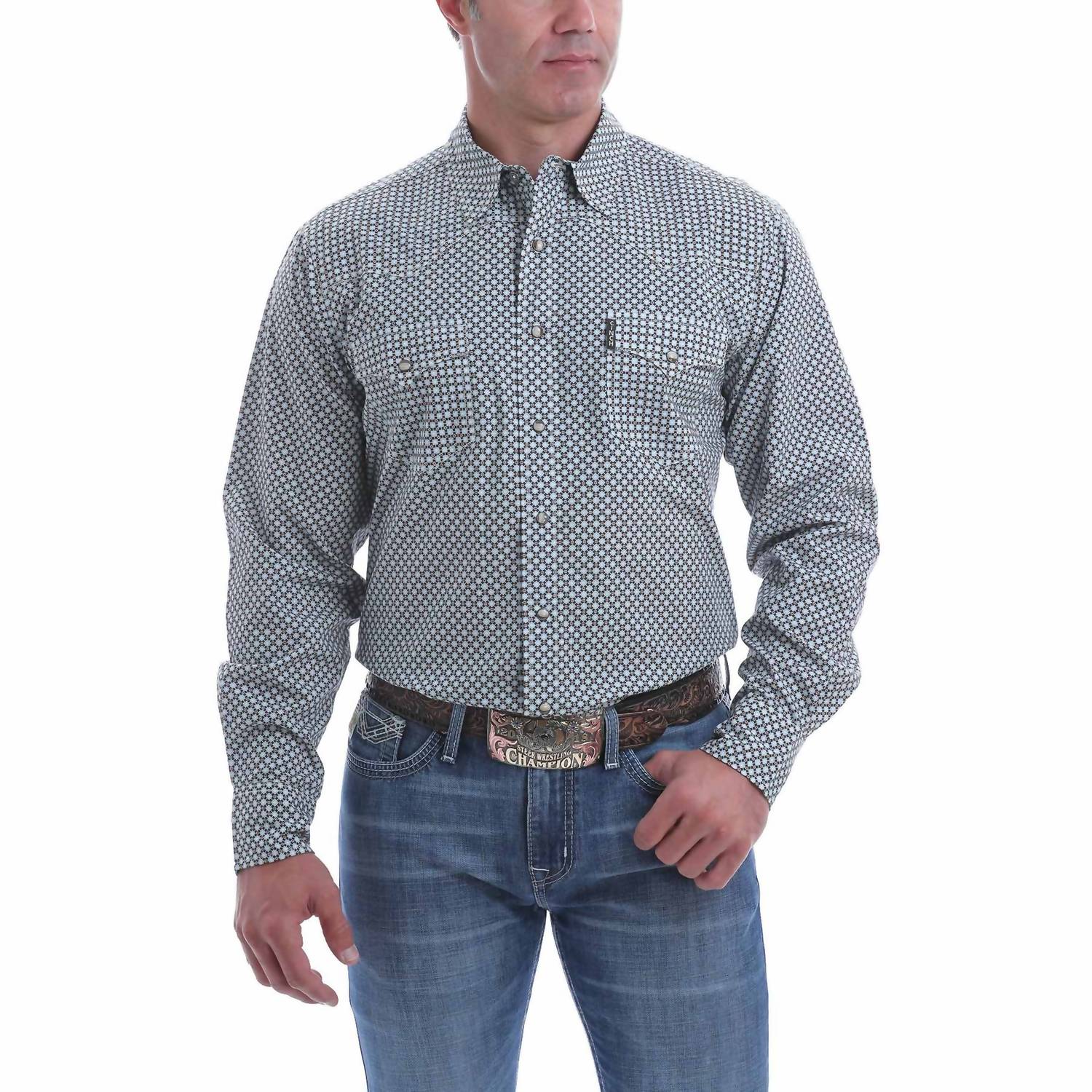

Мужская рубашка Modern Fit синего цвета CINCH