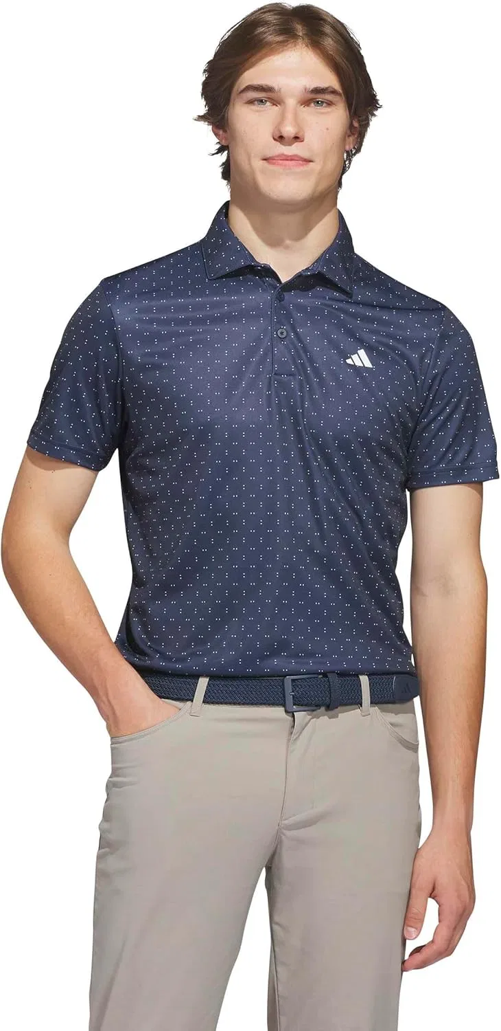 Мужское поло adidas, Collegiate Navy, White