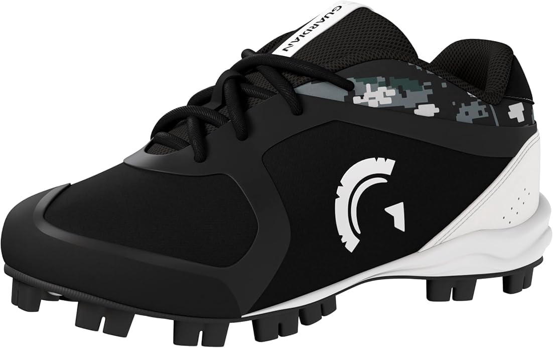 

Бейсбольные и софтбольные бутсы Guardian с низким верхом для мальчиков и девочек Guardian Baseball, белый/черный/серый