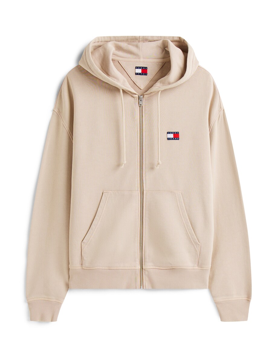 

Толстовка с капюшоном на молнии Tommy Jeans 90S NEW CLSSCS, серо-коричневый