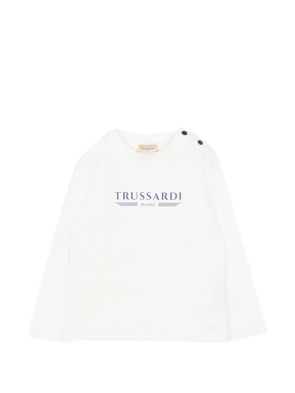 Свитер с длинными рукавами Trussardi Junior, белый