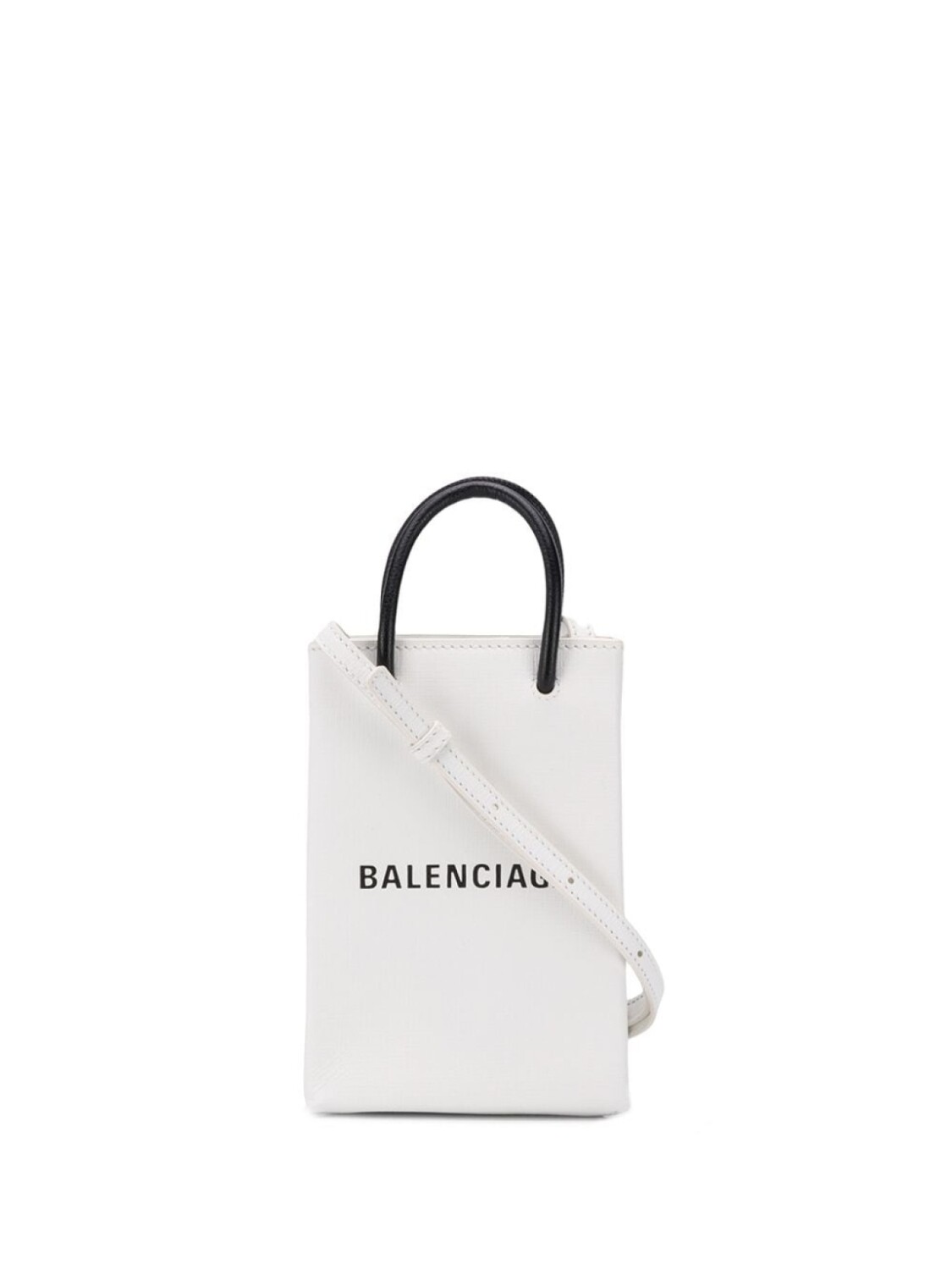 

Balenciaga сумка для телефона Shopping, белый