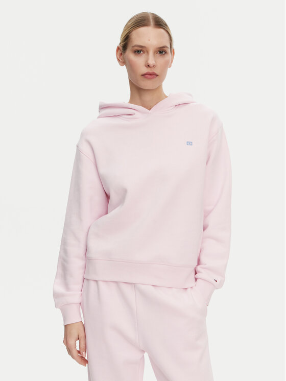 

Толстовка обычного кроя Contrast Flag WW0WW45979 Tommy Hilfiger, розовый