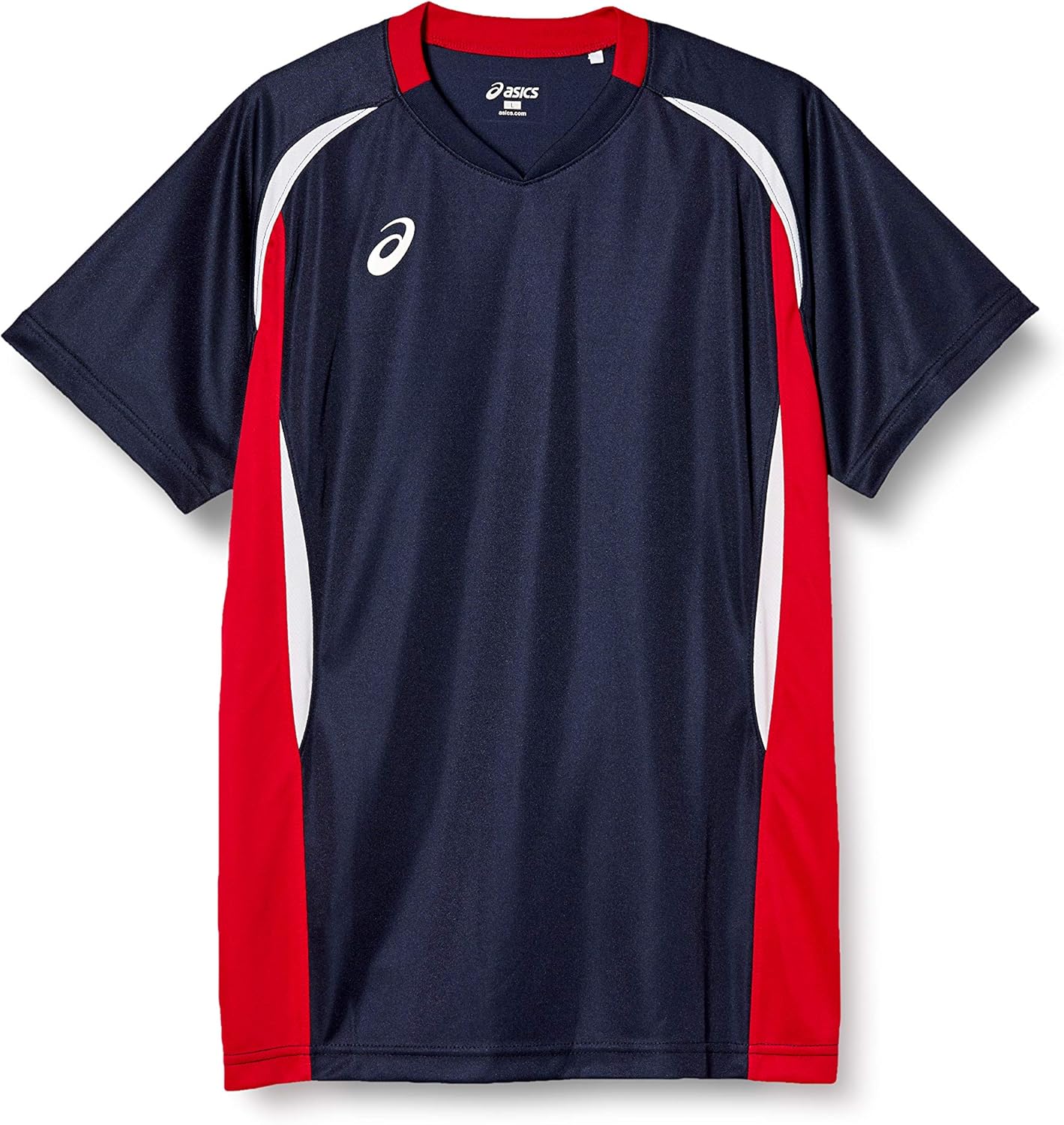 

Мужская волейбольная футболка ASICS XW1325 с коротким рукавом, темно-синий/красный
