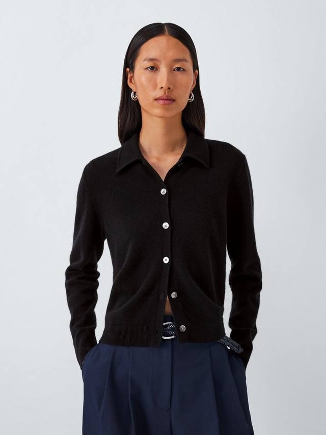 

Кардиган с кашемировым воротником John Lewis, Black
