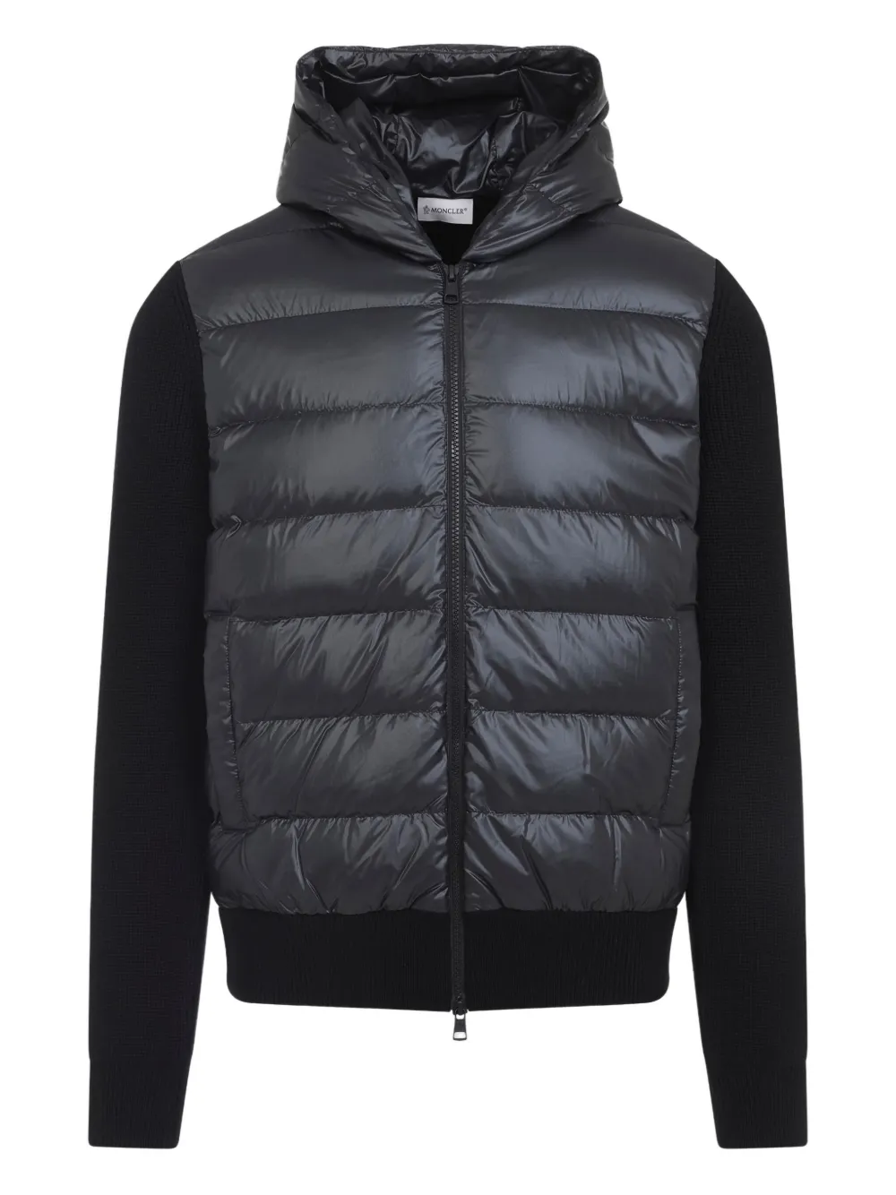 

Стеганая куртка с капюшоном MONCLER, черный