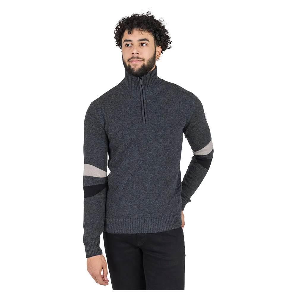 

Свитер Rossignol Signature Knit half zip, серый