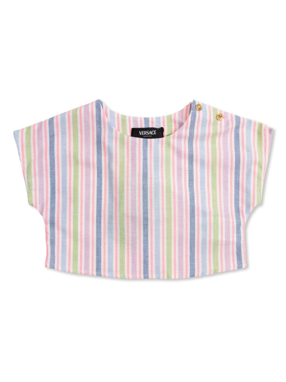 

Versace Kids блузка в полоску, розовый