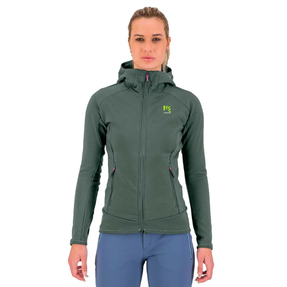 

Флис Karpos Mezzodi hoodie, зеленый