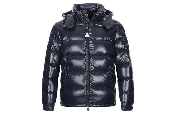

Куртка утепленная с капюшоном Maya Moncler, морской синий