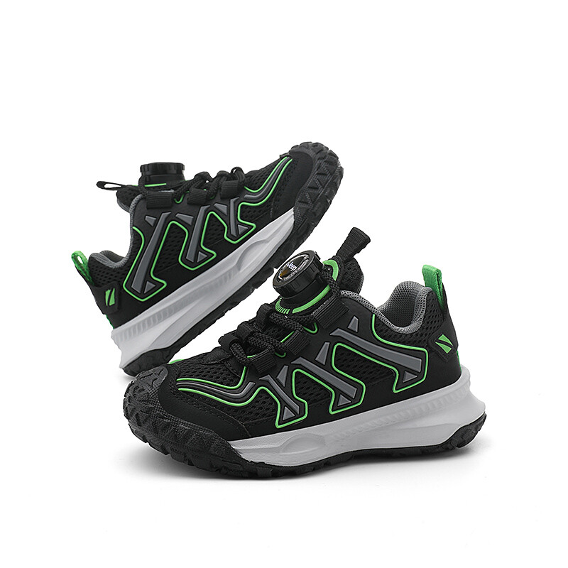 Детские кроссовки Kids Low-top Зеленые/черные Jeep, зеленый — фото 4
