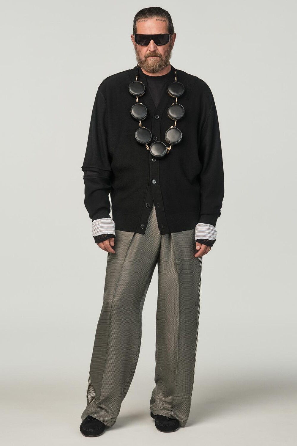 

Комбинированная футболка x Stefano Pilati ZARA, черный