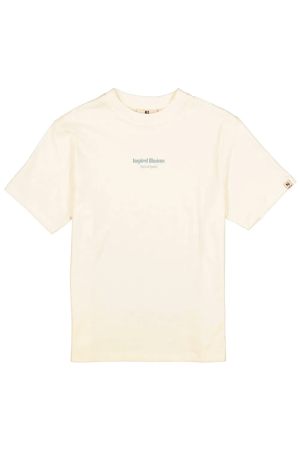 Футболка с принтом на спине Garcia, off white