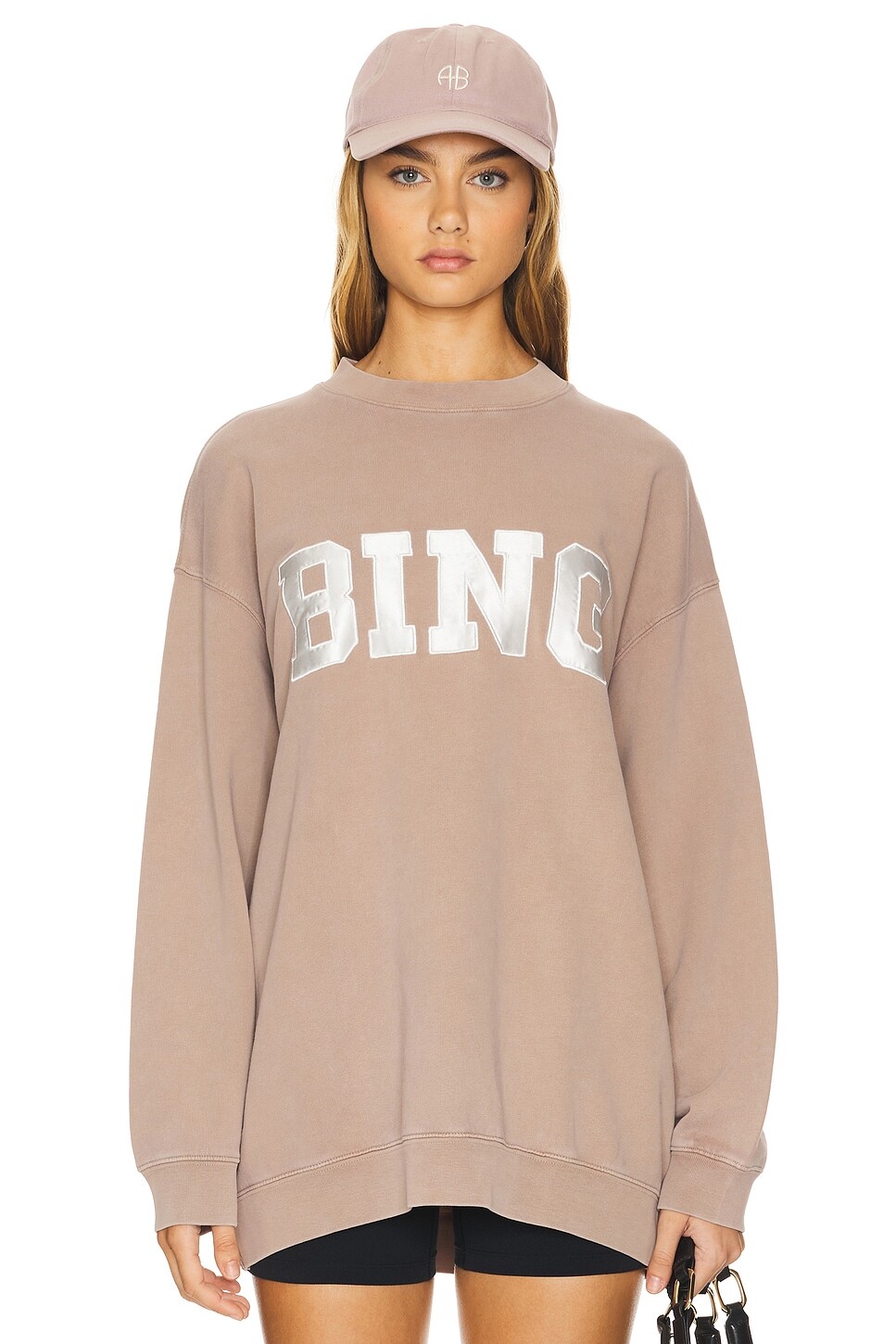

Толстовка тайлера Anine Bing, цвет washed iron