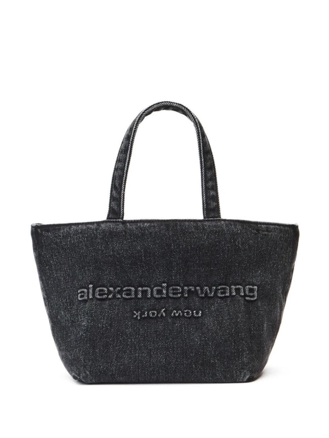 

Маленькая сумка-тоут Punch Alexander Wang, серый