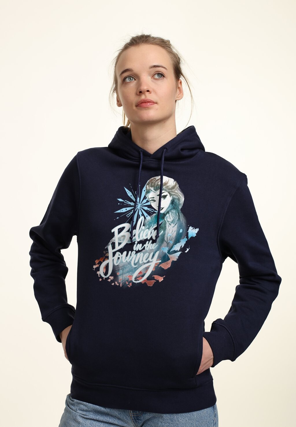 

Толстовка с капюшоном FROZEN 2 ELSA JOURNEY Disney, темно-синий