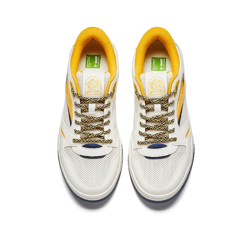 Кроссовки низкие для скейтбординга ANTA Ivory White/New Ink Blue/Nightingale Yellow — фото 4