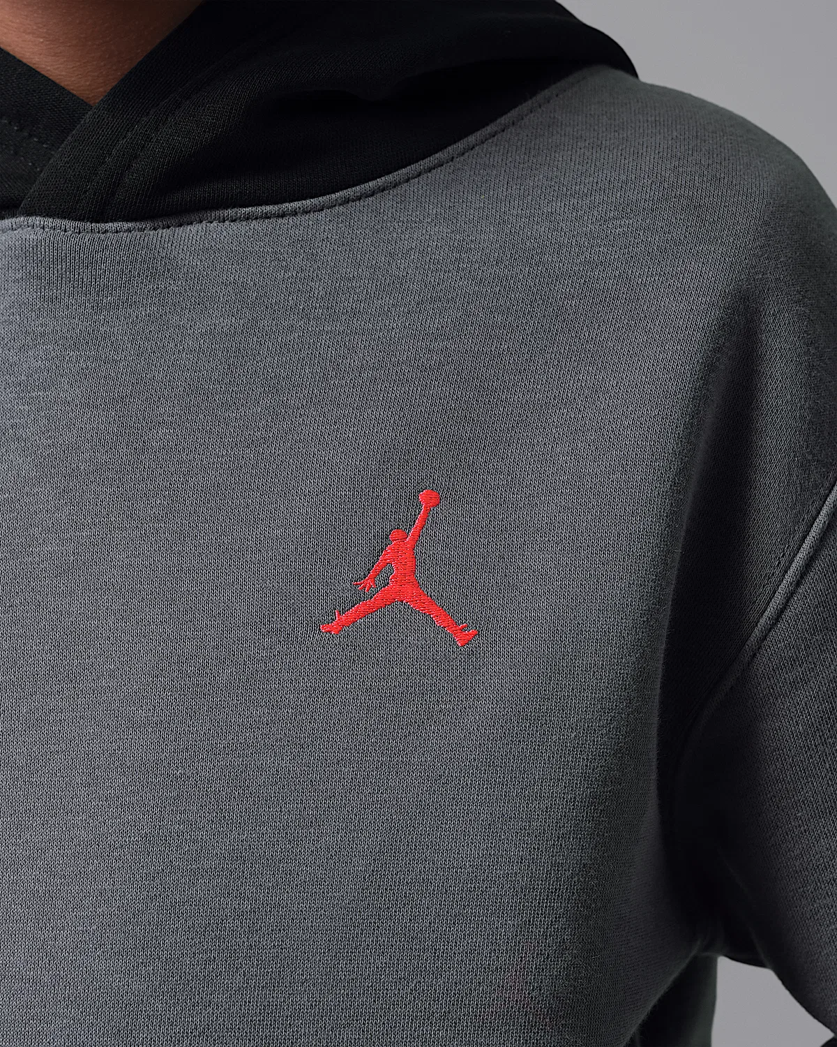 Детская толстовка Jordan Brooklyn Fleece, Black — фото 4