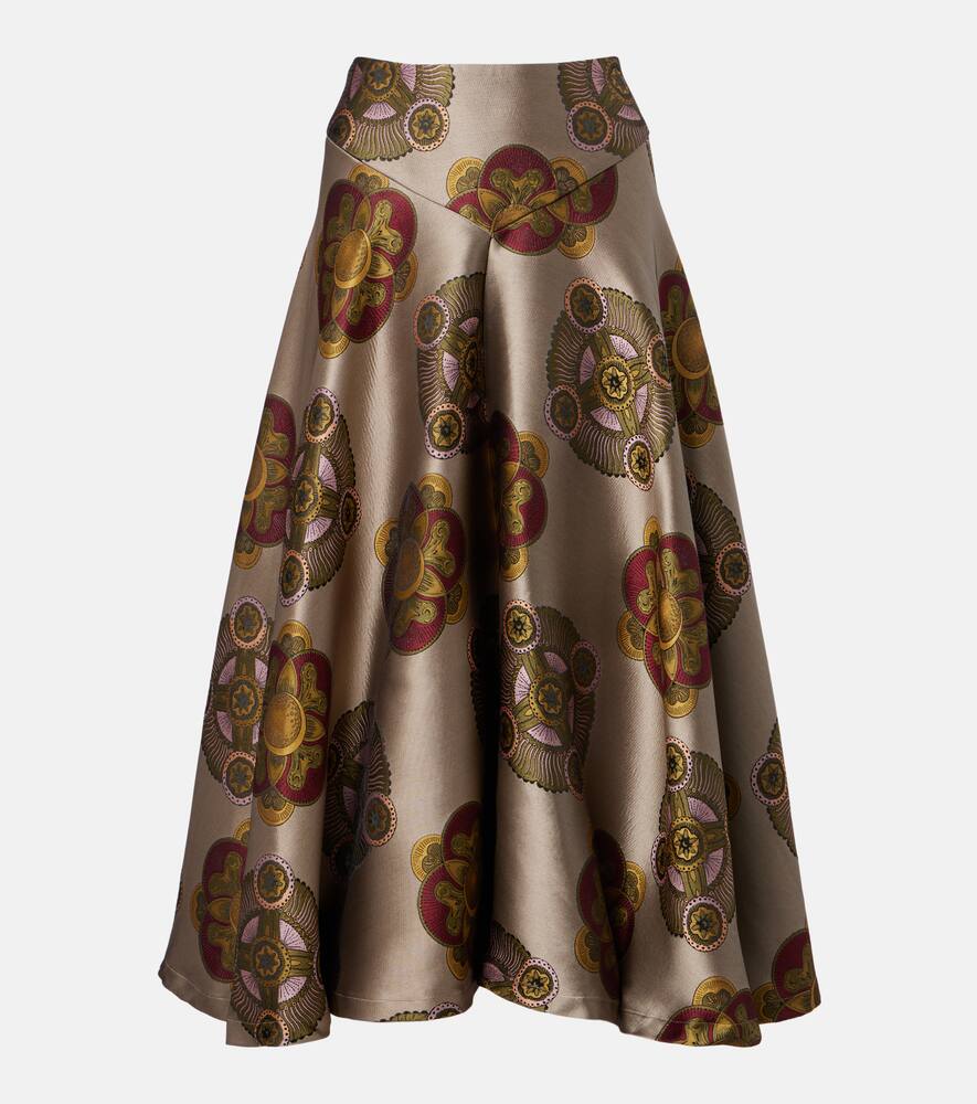 

Миланская юбка миди с жаккардовым принтом La DoubleJ, Nucleus