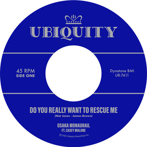 

Сингл 7" Osaka Monaurail / Malone, Casey: Do You Really Want To Rescue Me