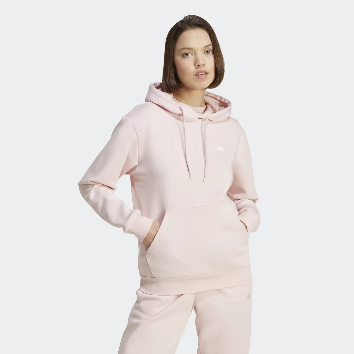 

Толстовка Adidas Sportswear с капюшоном "W SL FC HD", цвет Sandy Pink