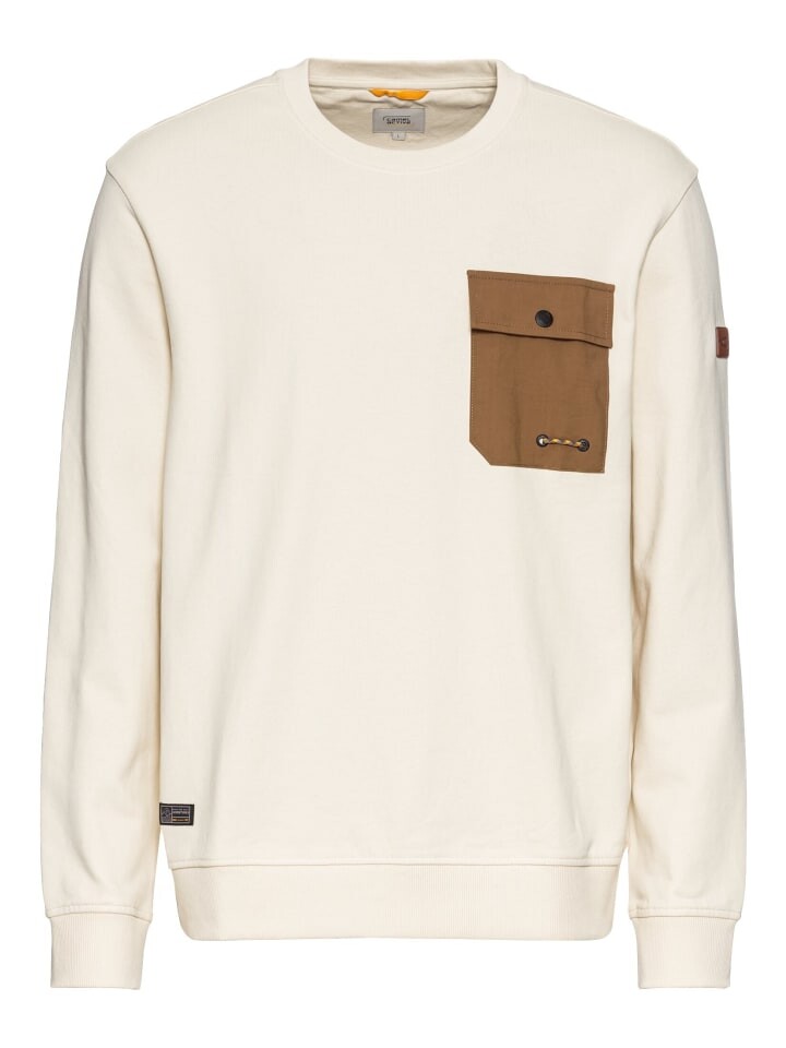 

Пуловер Camel Active Rundhals Sweatshirt, кремовый