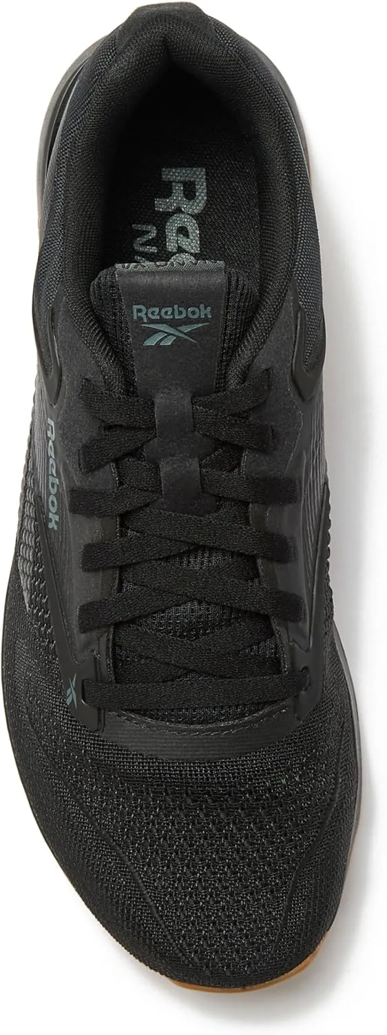 Мужские кроссовки Reebok Nano X4, для кросс-тренинга и занятий в спортзале, черный/серый — фото 4