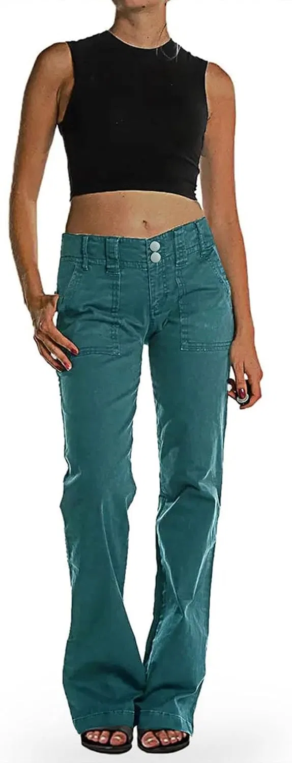 Джинсы клеш Women's Bootcut Jeans, небесно-голубой — фото 2