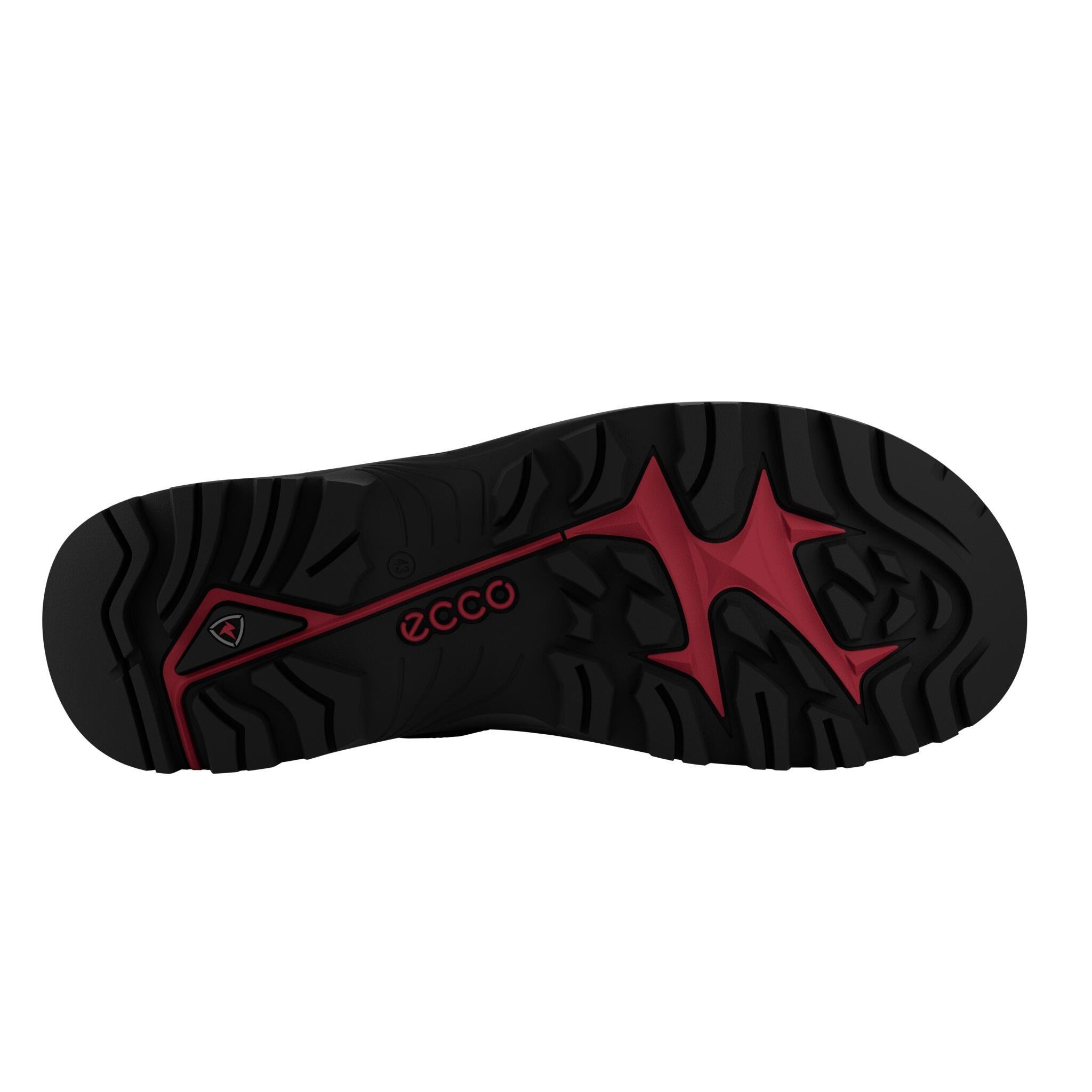 Мужские водоотталкивающие низкие кеды ECCO для бездорожья, BLACK/BLACK — фото 3