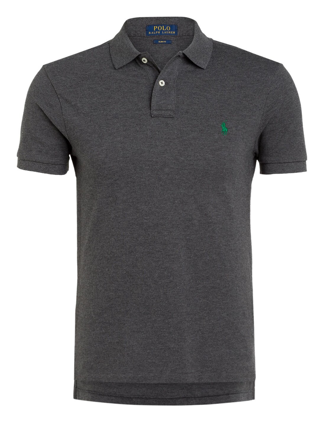 

Рубашка поло POLO RALPH LAUREN Piqué Slim Fit, темно-серый