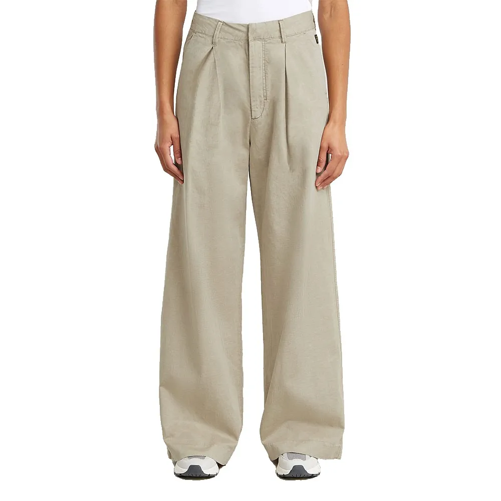 

Брюки G-Star Fluid Wide Leg, бежевый