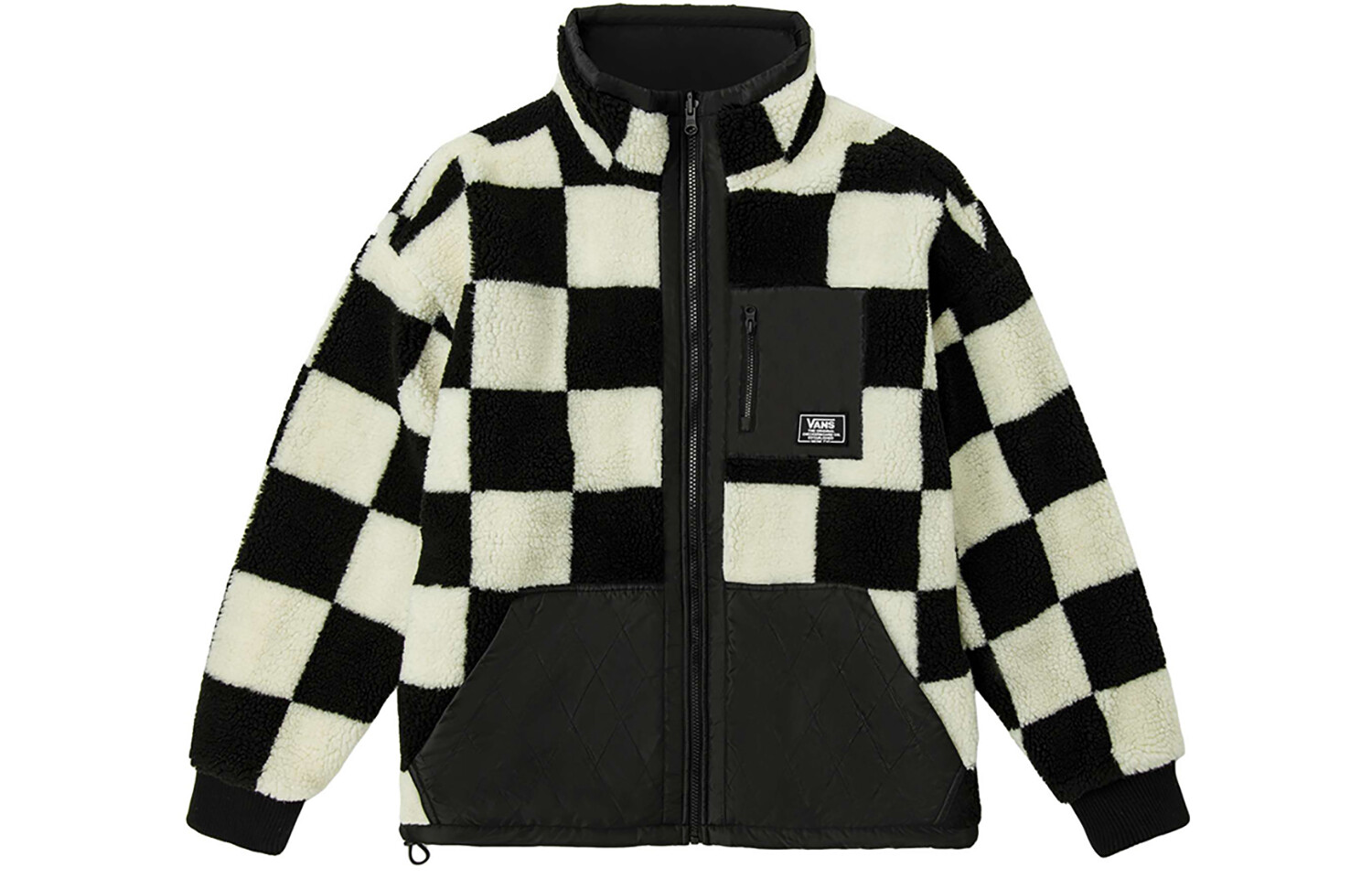 

Бархатная куртка унисекс Vans, цвет Black/White Checkerboard