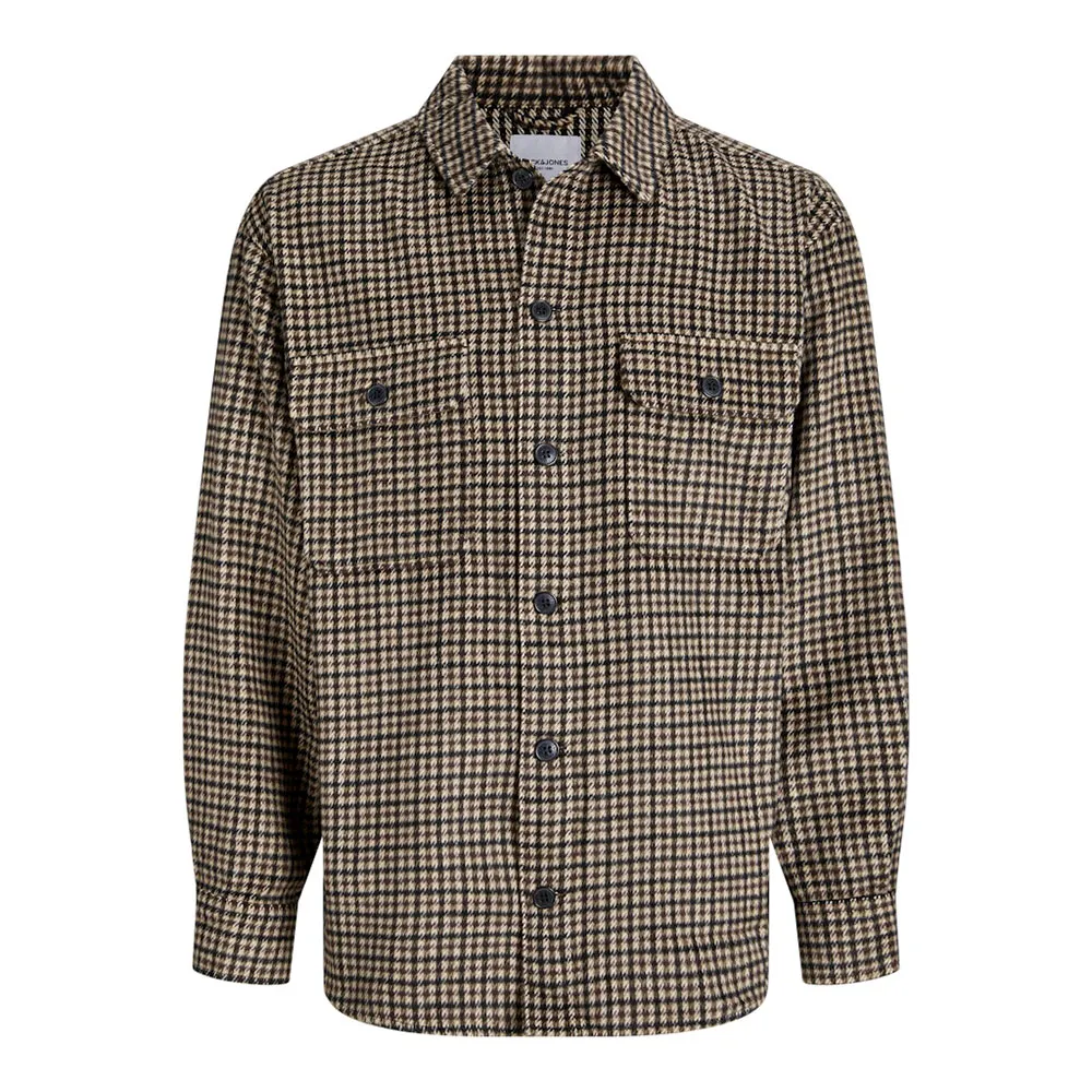 

Верхняя рубашка Jack & Jones Bradley Ollie Plus Size, коричневый