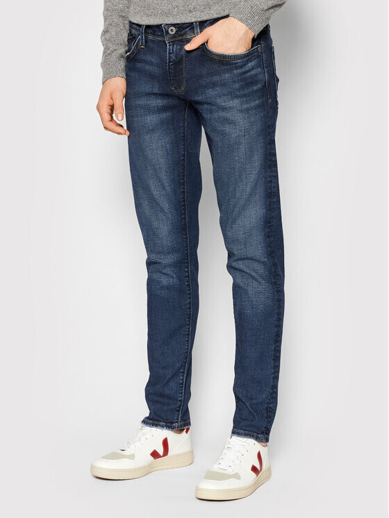 

Джинсы узкого кроя Pepe Jeans, синий