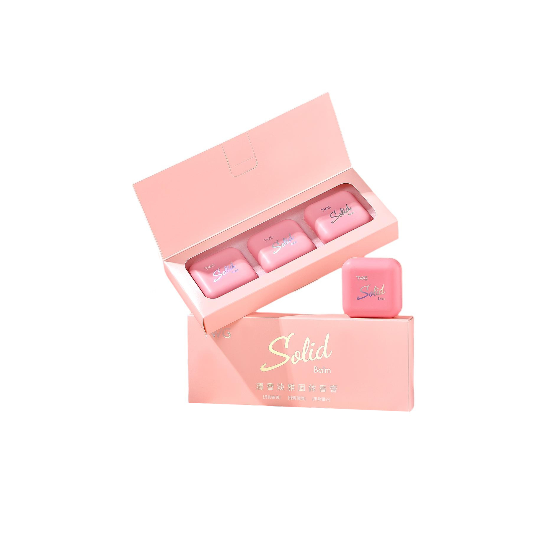 

Легкий и элегантный аромат, твердые духи, упаковка из 3 штук TWG, refreshing scent elegant solid scented balm-3 pack*2