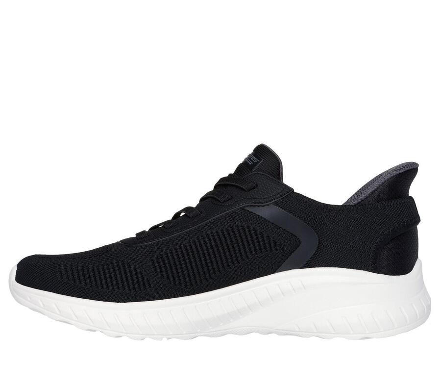 SKECHERS Мужские кеды BOBS SQUAD CHAOS SOLID STEP, черные — фото 4