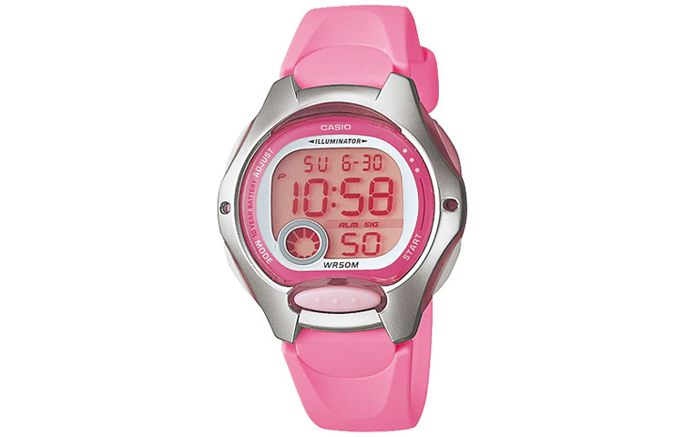 

CASIO Часы Women's DIGITAL Series Pink Watch LW-200-4BVDF, Pink Watch Dial