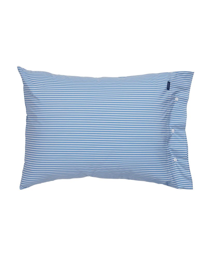 

GANT Наволочка-рубашка Stripe Waterfall Blue 80 x 80 см