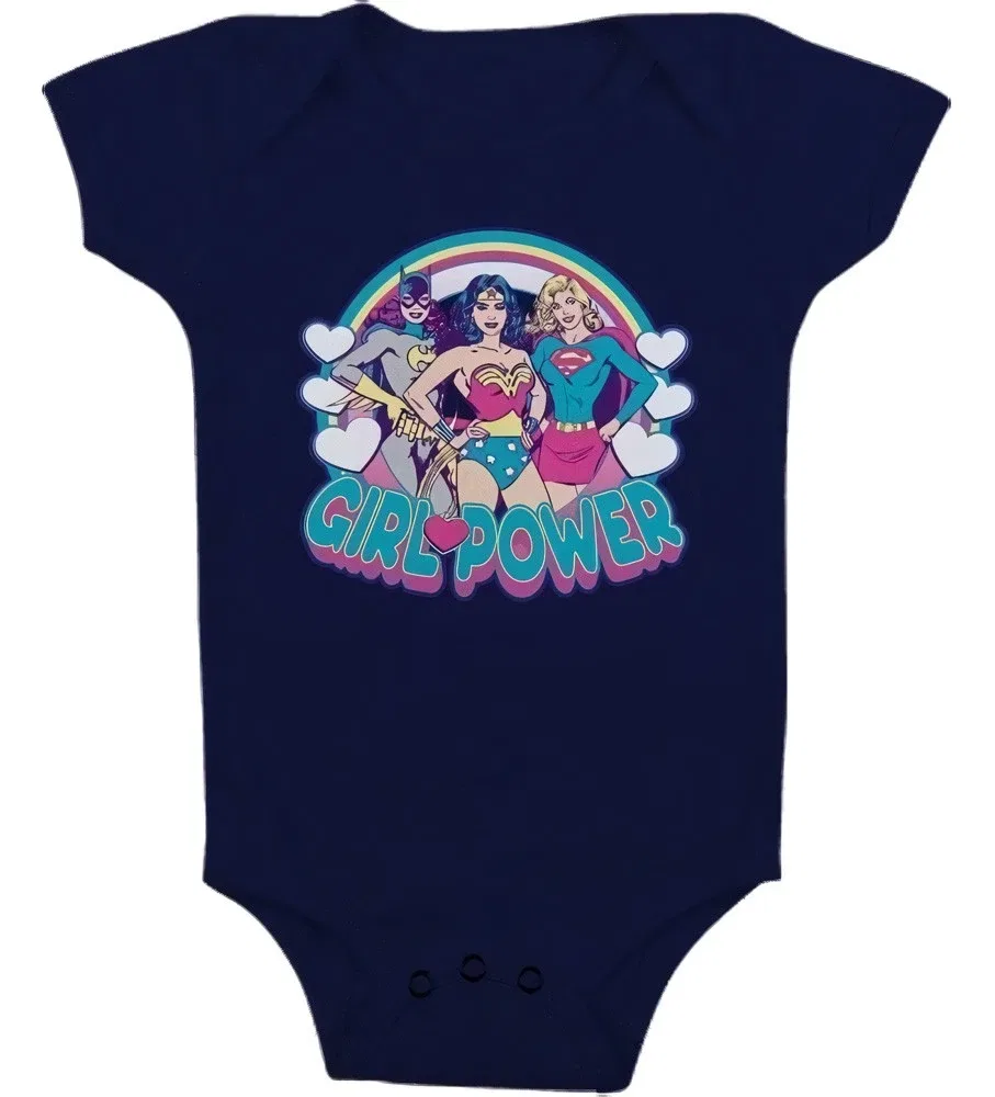 Боди детское хлопковое DC Comics, синий